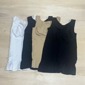 Women’s size large shape wear bundle of 4 tank tops
